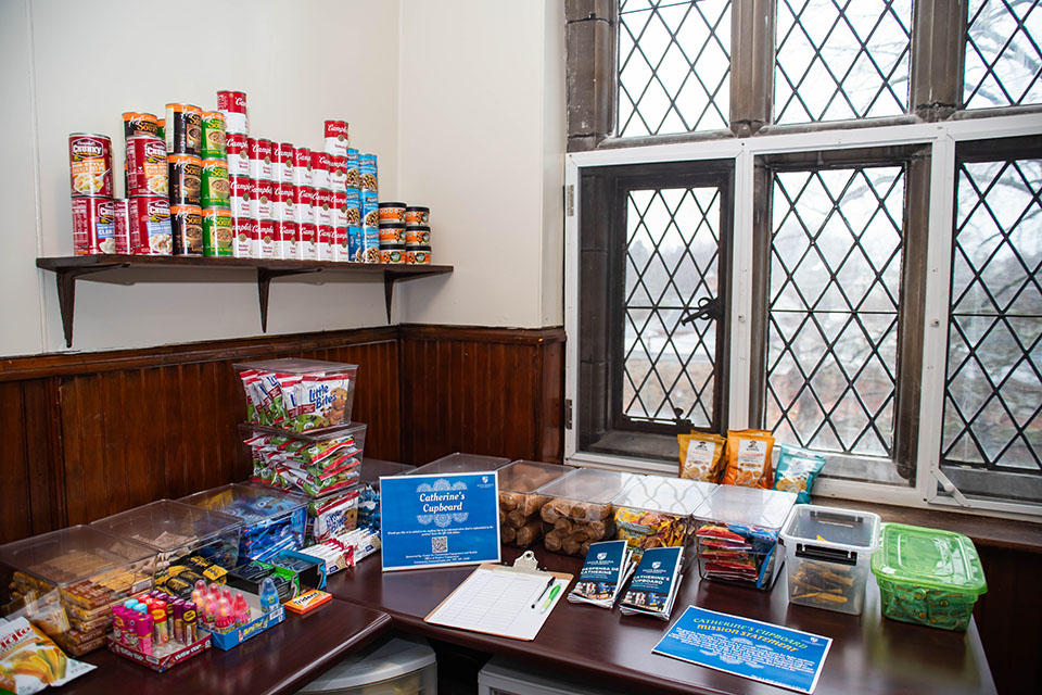 Salve addresses food insecurity with new campus initiative, Catherine’s Cupboard 