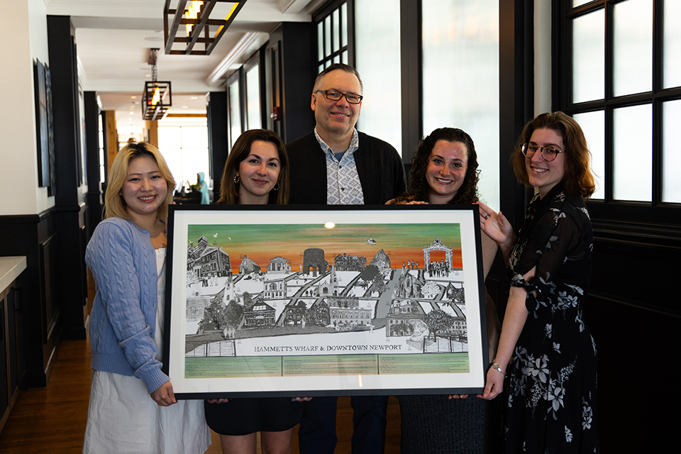 Salve students work with Hammetts Hotel to create public arts piece